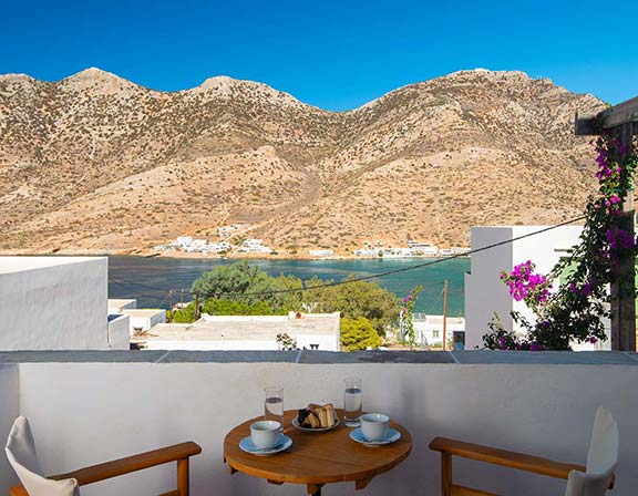 Balcony with sea view