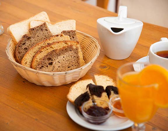 Breakfast at Margado accommodation in Sifnos